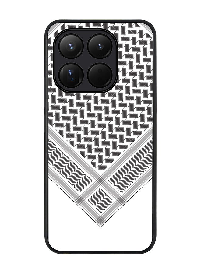 For Xiaomi 15T Case,Slim fit Camera Protection, Shockproof Thin Phone cover  - Victory Shemag(Black)